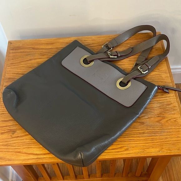 Antonio Marras Handbags - Elegant Gray Leather Tote Bag - Antonio Marras